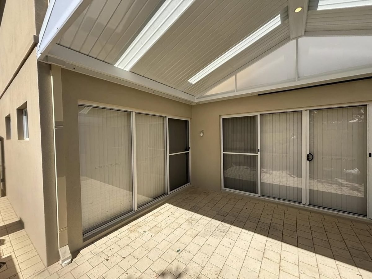 Rendered alfresco by SKC Plastering Perth